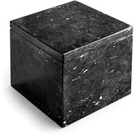 IBILI - Salero De Marmol Negro, 11x11x10.3 cms