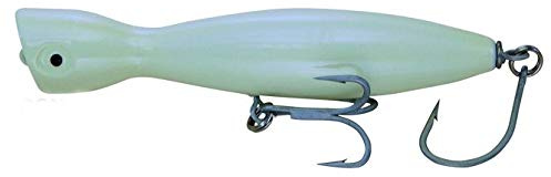 Super Strike Lures Little Neck Popper Bone Sink 5.25 2.75oz