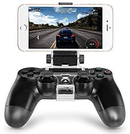 Gaming Clip Halterung, Handyhalterung für Game Controller, Klemm-Halterung für Android Handy, kompatibel mit PS4 Controller