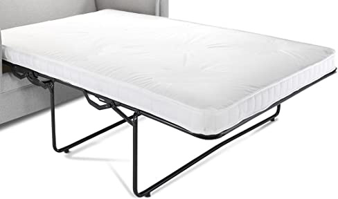 Save On Goods UK Visco Elastic Memory Foam Replacement Sofabed Mattress,Metal Action Sofa Bed Folding Bed Settee Mattress (131cm (W) x 180cm (L))