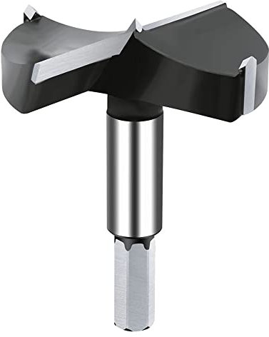 NICAVKIT 80mm Punte Trapano Forstner in acciaio al tungsteno, Forstner Drill Bit per legno, Punta Forstner Per Legno In Lega premium Per Forare Legno, Compensato, Plastica