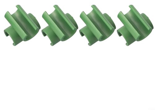 Pflanzen-Rankgitter-Verbindungsclip, 50 Stück, 16 mm, Kunststoff, Universal-Kreuzverbinder für Klettern, Rattan, Gartenpfähle, Pflanzenstützen