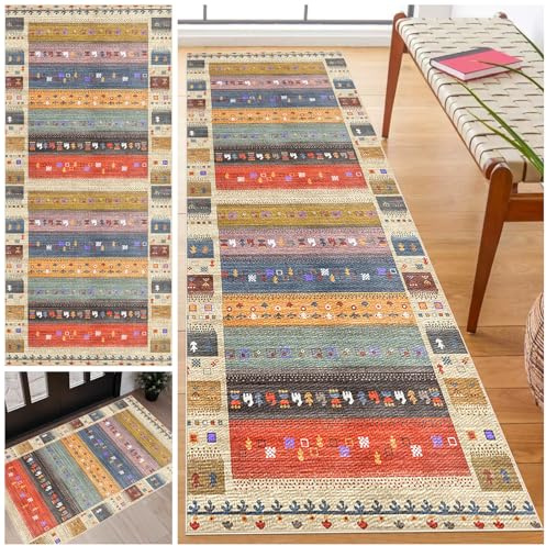 Laegnfho Tappeto Cucina Antiscivolo Lavabile Tappeto Tappeto Ingresso Corridoio Passatoia Corridoio Tappeti Tappeti Stretti per Cucina Bagno Soggiorno Camera da Letto 50 x 180 cm
