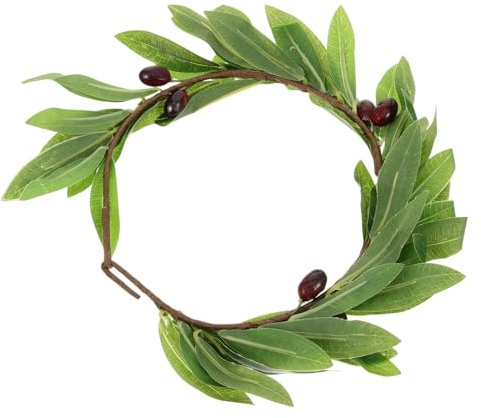 Anneome Couronne Oliviers Artificielle Léger et Confortable Bandeau Fleur de Mariage et Fête pour Demoiselle et Femmes