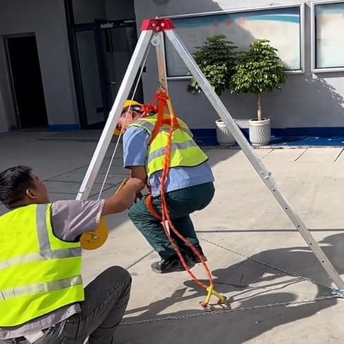 AdjustableFighting Equint Du Aluminum Tr con soporte de pierna y soporte de protección contra caídas para seguridad