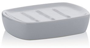 Kela Landora Seifenschale, Vanille Seifenschale Grau - Glacier Grey
