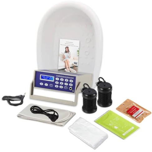Healcity Ionic Foot Detox Machine with Foot Bath Tub, Portable Home Foot Spa for Body Relaxation & Foot Wellness