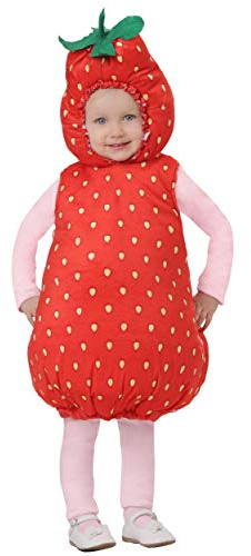 Fun Costumes Infant/Toddler Strawberry Bubble Costume - 2T - Red