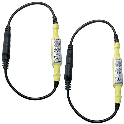 2 Pack Prop Flickering Flame Control for Led Light Fake Fire Effect Candles Lanterns