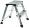 Klapptritt aus Aluminium 2 Stufen WERKA PRO H 40,4 cm