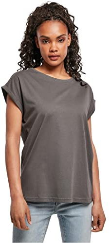 Urban Classics dam Ladies Extended Shoulders Tee T-tröja (1-pack)