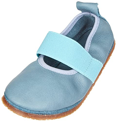 Pololo Boy's Girl's Barefoot Ballerina Linda Outdoor Hellblau Ballet Flat, 10 UK Child