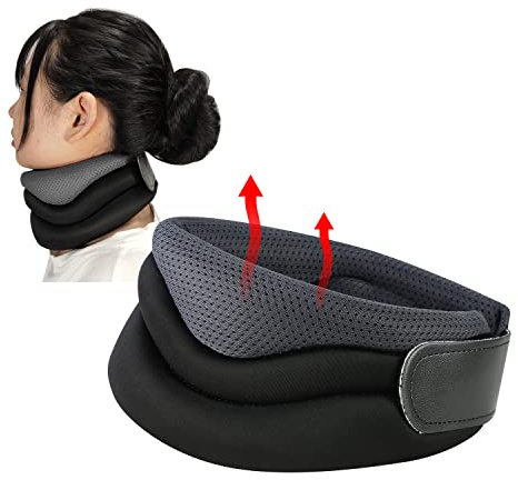 Nackstödsstöd ergonomisk halskrage mjukt skum andningsbart nackstöd för lindrar smärta och tryck justerbart nackskydd högelastiskt nackstöd skydd för kvinnor män äldre