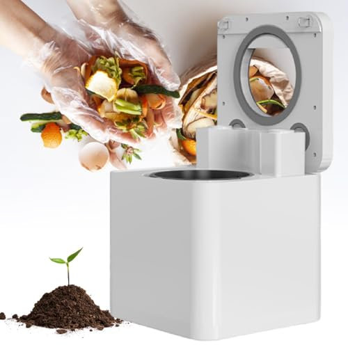 XEEAOFE Compostador Inteligente para Cocina De Interior, MáQuina De Compostaje De Residuos De Alimentos De Gran Capacidad De 3,3 L, Convierte Los Residuos En Abono Seco,220V