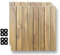 Terrassenfliese Akazien mit Verbindungssystem | 2 Stück x 60 x 60 x 5,5 cm = 0,72 m² | Farbe Golden Teak | Inkl 2 Stück Spider-Deck® Gummi-Konnektor 10x10x1,5 cm und 2 x 9 Gummi-Beine | Holzfliese |