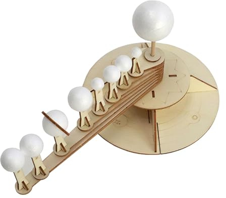 ＡＷＨＡＯ Model of The Solar System, Wooden Technology Toy, Scientific Experimentation Kit for Children (primary).