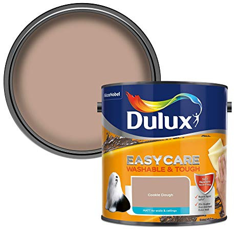 Dulux Easycare Washable & Tough Matt Emulsion Paint - Cookie Dough - 2.5L