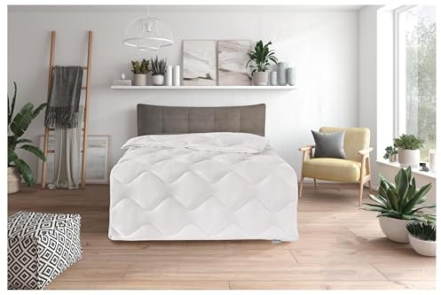 Traumnacht Cozy - Bettdecke Leicht aus weicher und atmungsaktiver Microfaser für den Sommer, 200 x 220 cm, Öko-Tex zertifiziert, produziert nach deutschem Qualitätsstandard