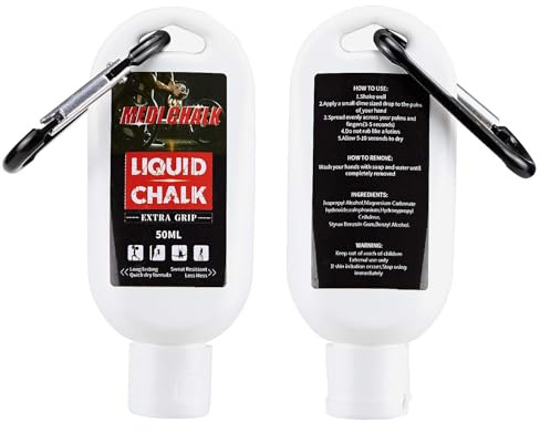 Liquid Chalk, Sports Chalk, Hand Grip Chalk,Weightlifting Chalk,Gym Chalk,Work Out Chalk for Cross Training, Powerlifting,Pole Dance(50ML)