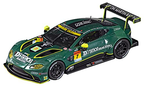 Carrera Evolution I Aston Martin Vantage GT3 D-Station Racing No.7 I Auto für Rennbahn | Rennbahnen und lizensierte Slotcars | bis zu 2 Spieler | Für Jungs & Mädchen ab 8 Jahren & Erwachsene