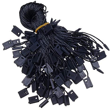 feedal 17,8 cm lange Nylonschnur, Schnappverschluss, Nadelschlaufenverschluss, Haken für Etiketten, Kleidung, Gepäck, Produkte, Schmuck, 17,8 cm, 1000 Stück