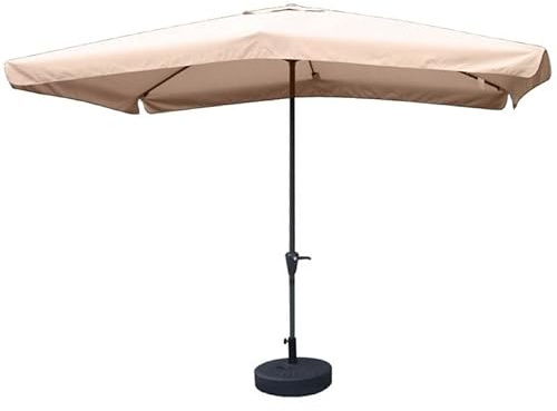 MAURY'S IL NUMERO UNO DEL RISPARMIO MA MAISON Ombrellone da Giardino Rettangolare 3x2 Metri - in Alluminio, Regolabile, da Esterno, Impermeabile, con Manovella- Resistente ai Raggi UV Elegante (Ecrù)