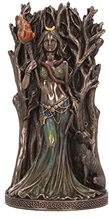 Nemesis Now Hécate - Figura de Bronce de la Diosa de la Magia y la brujería, 21 cm