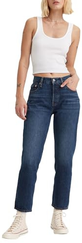 Levi's 501 Crop Vaqueros, Up We Go No Dx, 26W / 28L Mujer