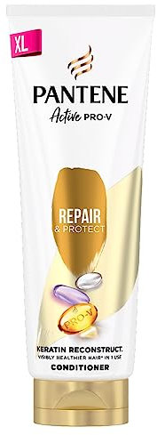 Pantene Pro-V Repair & Protect Hair Conditioner, 2x The Nutrients In 1 Use, Strengthen Hair From Within, For Weak And Damaged Hair, 350ML