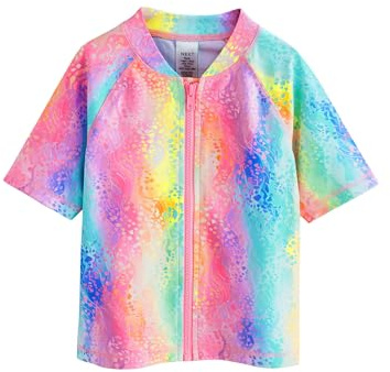 NEXT Niñas Camiseta Protectora sin Mangas con Cremallera Rainbow Animal 8 Años