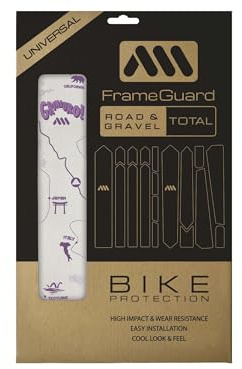 All Mountain Style Rahmenschutzfolie 200 µm - Transparente & Matte Lackschutzfolie – Micro‑Wabe PVC, selbstklebend, UV‑stabil – für Gravel & Rennrad – entwickelt in Barcelona