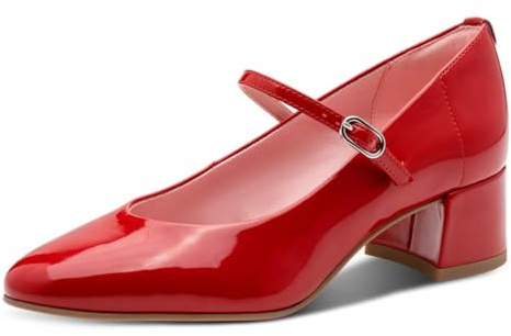 Tamaris Escarpins femme à talon bloc rouge 37 EU