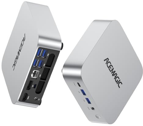 ACEMAGIC M1 Mini PC, AMD Ryzen 7 7735HS (8C/16T, bis zu 4.75GHz), 24GB LPDDR5 5500MT/s 1TB NMVE SSD Windows 11 Pro Mini PC mit AMD Radeon | 4K Triple Display | Type-C | WiFi6 | BT5.2