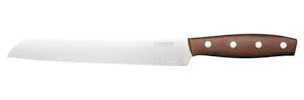 Fiskars Folken Brotmesser, Klingenlänge 21 cm, Klinge aus deutschem Edelstahl, Griff aus FSC-zertifiziertem Ahornholz, 1075695