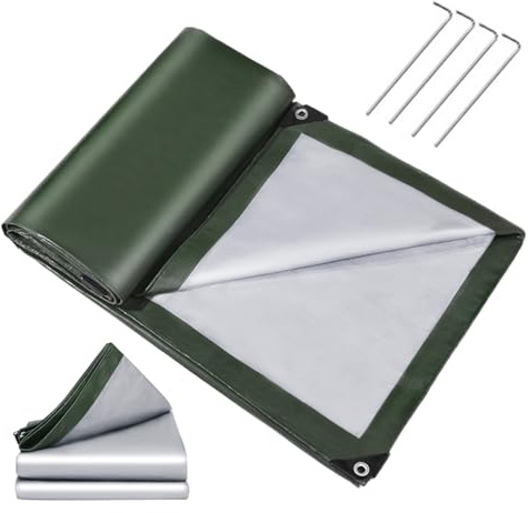 Telone per tenda – Tappetino impermeabile ispessito, telo per pavimento multistrato, coperta pieghevole per esterni, cuscinetto isolante per carichi pesanti, protezione accessorio da campeggio per