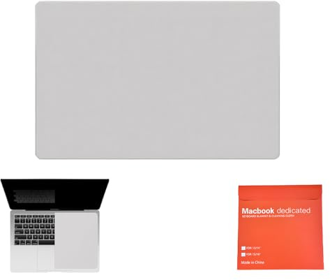 Protection Clavier Ordinateur, Protection D'Écran en Microfibre Housse de Clavier Universelle Protege Clavier avec Chiffon de Nettoyage Léger et Réutilisable pour Ordinateurs Portables de 15 et 16