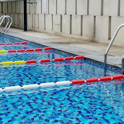 Corde de natation de sécurité – Séparateur de voie de piscine durable pour l'entraînement à la flottaison et à la natation, fil d'acier robuste, idéal pour les équipes de natation et les installations