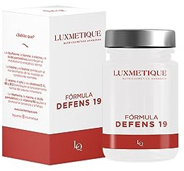 Luxmetique Fórmula Defens19- complemento alimenticio a base de 19 activos específicos para reforzar y estimular el sistema inmune. 54G - 60cápsulas