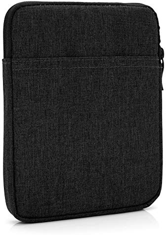 MyGadget Pochette Nylon pour Tablette jusqu'à 6 Pouces - Protection pour 17 x 12,5 cm - ex. Kindle Paperwhite - Soft Touch Noir