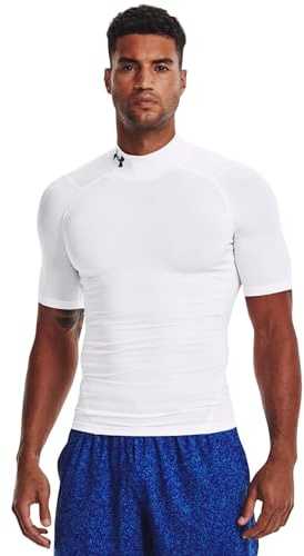 Under Armour Men's HeatGear Armour Compression T-Shirt, 100 White, SM