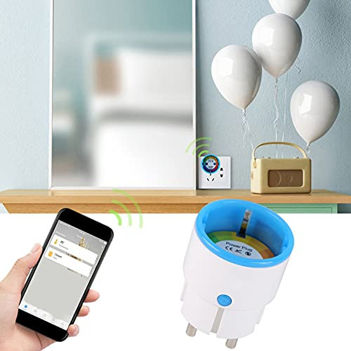 Enchufe Europeo Seguro de Alta Eficiencia Enchufe Remoto Z-Wave de la UE, para Vera/Zipato, con Función de Control de Encendido/apagado Independiente (versión europea)