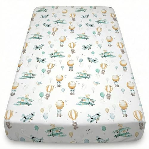 BABYSAFE Lenzuola Lettino Neonato 60x120 con Angoli | Coprimaterasso Lettino 60x120 in 100% Cotone Certificato Oeko-Tex - Coprimaterasso Culla Neonato Made in Europe