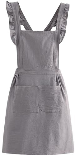 FAIRYGATE Gardening Apron Adjustable Waist Neck Multi-Purpose for Gardening Tools DIY Woodwork Carpenters Artists Unisex Heavy Duty Water Resistant A1641