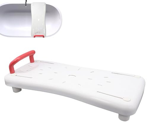 Qumiuu Tabla de baño para bañera, asiento de bañera para personas mayores | Asientos de bañera con esquinas redondeadas para personas con discapacidad, ancianos y personas con