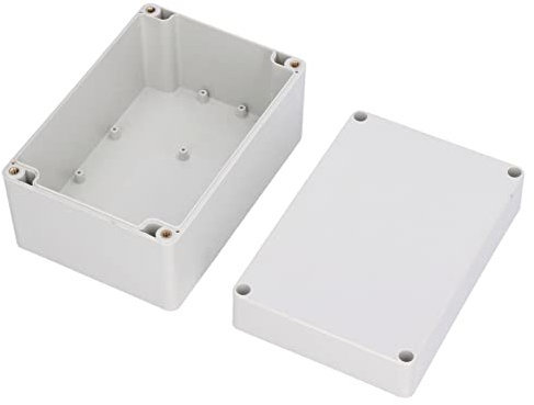 Electrical Project Box, Power Distribution Box Electrical Distributor Box Made of -retardant, ABS IP65 with Assembly Plate, for Inside Outdoor Area