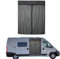 Junhui Mosquitera Furgoneta para Ducato/Peugeot Boxer/Citroen Relay 2006-2024, Laterales Mosquitera con Magnetismo, Protección Magnética contra Insectos para Camping, 210x140cm