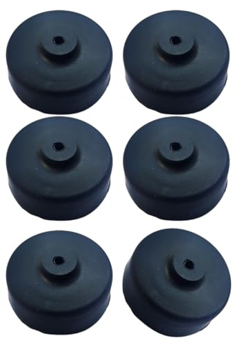 Set di 6 pompe ad aria per acquari di alta qualità, con membrana in gomma Epdm, in silicone, per pompe di ossigeno, accessori per acquari, membrana di ricambio