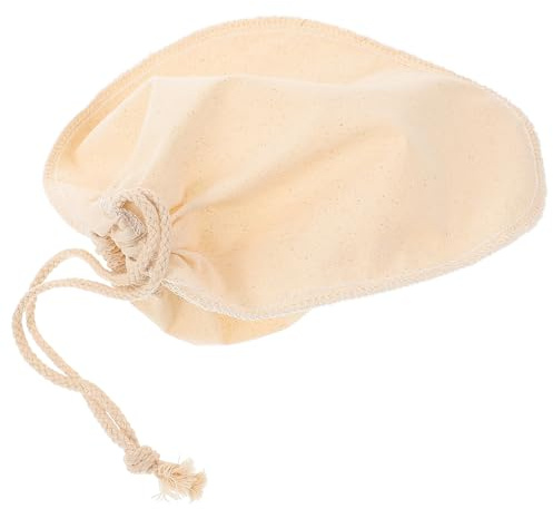 BESPORTBLE Sacchetto Filtro Alimentare in Cotone Naturale 254X305Mm Sacchetto per Latte di Noci Riutilizzabile Colino a Rete per Formaggio Biologico Succo e Birra Filtro Multiuso per