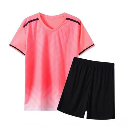 Fiohiros kids Football Kit Boys Girls Football Jersey Sport Training Suit