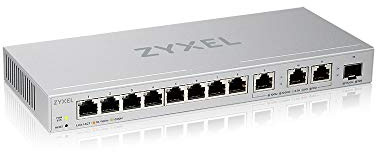 Zyxel Web-Managed Multi-Gigabit Switch mit 12 Ports, davon 3 mit 10G und 1 mit 10G SFP+ [XGS1250-12]